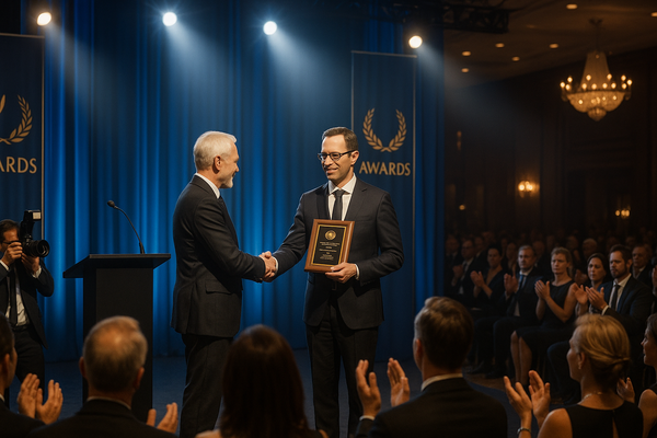 Award recognition ceremony