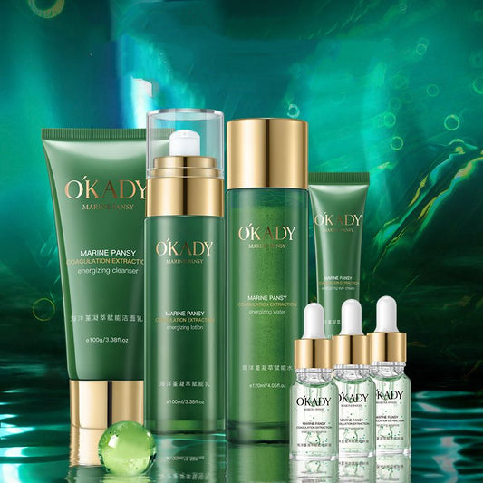 Okady Plant Skin Care Product Set Water Lotion Moisturizing Full Set Of Cosmetics