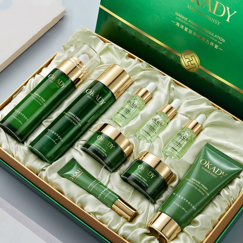 Okady Plant Skin Care Product Set Water Lotion Moisturizing Full Set Of Cosmetics