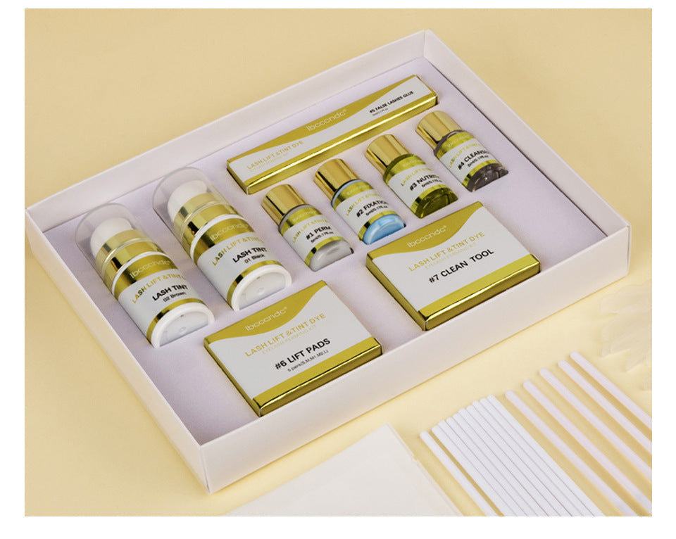 Ladies New Hot Dyeing Natural Eyelash Set